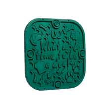 Woof Green Double Sided Slow Feeder Lick FlipMat Large