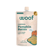 Woof Pumpkin Butter Lick Wells Dog Supplement 12 oz