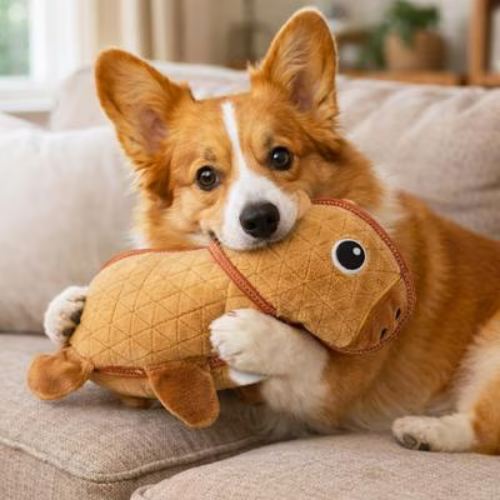 Outward Hound Xtreme Seamz Capybara Durable Dog Toy Medium