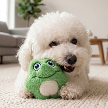 Kong Snuzzles Frog Plush Dog Toy XS