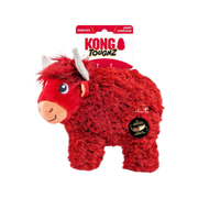 Kong Toughz Durable Highland Cow Plush Dog Toy Medium Dog
