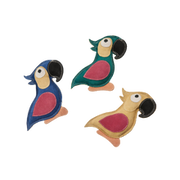Spot Dura-Fuse Parrot Leather Dog Toy, Assorted 8 in