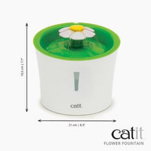Catit Flower Plastic Cat Water Fountain, 100 oz 