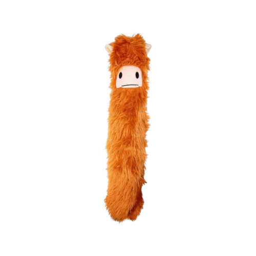 Guru Fry Guys Barnyard Bossy Squeaky Crinkle Plush Dog Toy Large Dog