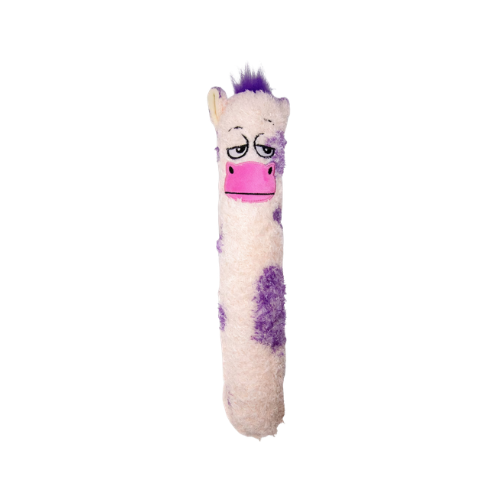 Guru Fry Guys Barnyard Bessie Squeaky Crinkle Plush Dog Toy Large Dog