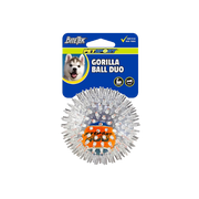 Petsport Gorilla Ball Duo Dog Toy 4 in