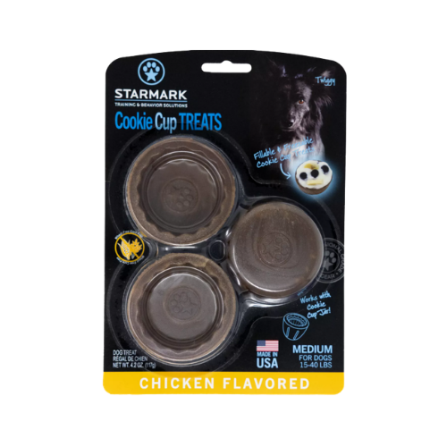 Starmark Cookie Cup Dog Treats Medium Dog
