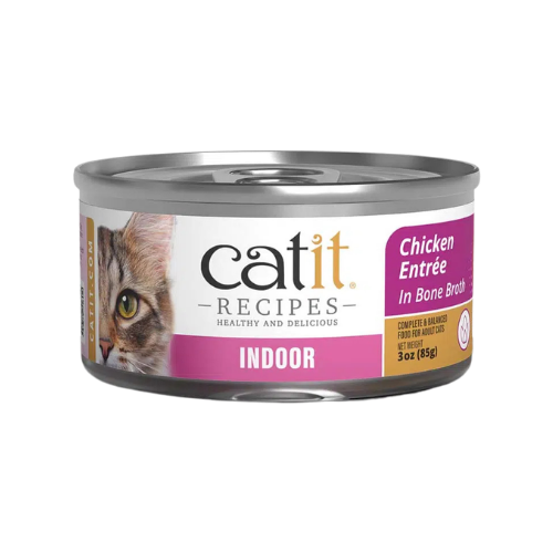 Catit Chicken Entrée in Bone Broth Wet Food for Indoor Cats