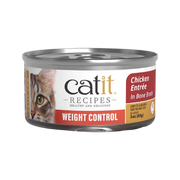 Catit Weight Control Chicken Entrée in Bone Broth Wet Food for Adult Cats