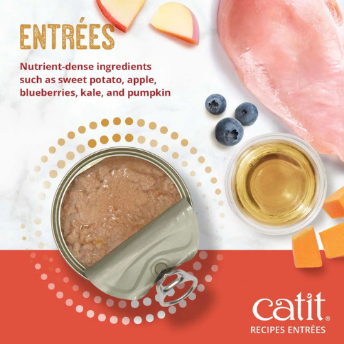 Catit Weight Control Chicken Entrée in Bone Broth Wet Food for Adult Cats
