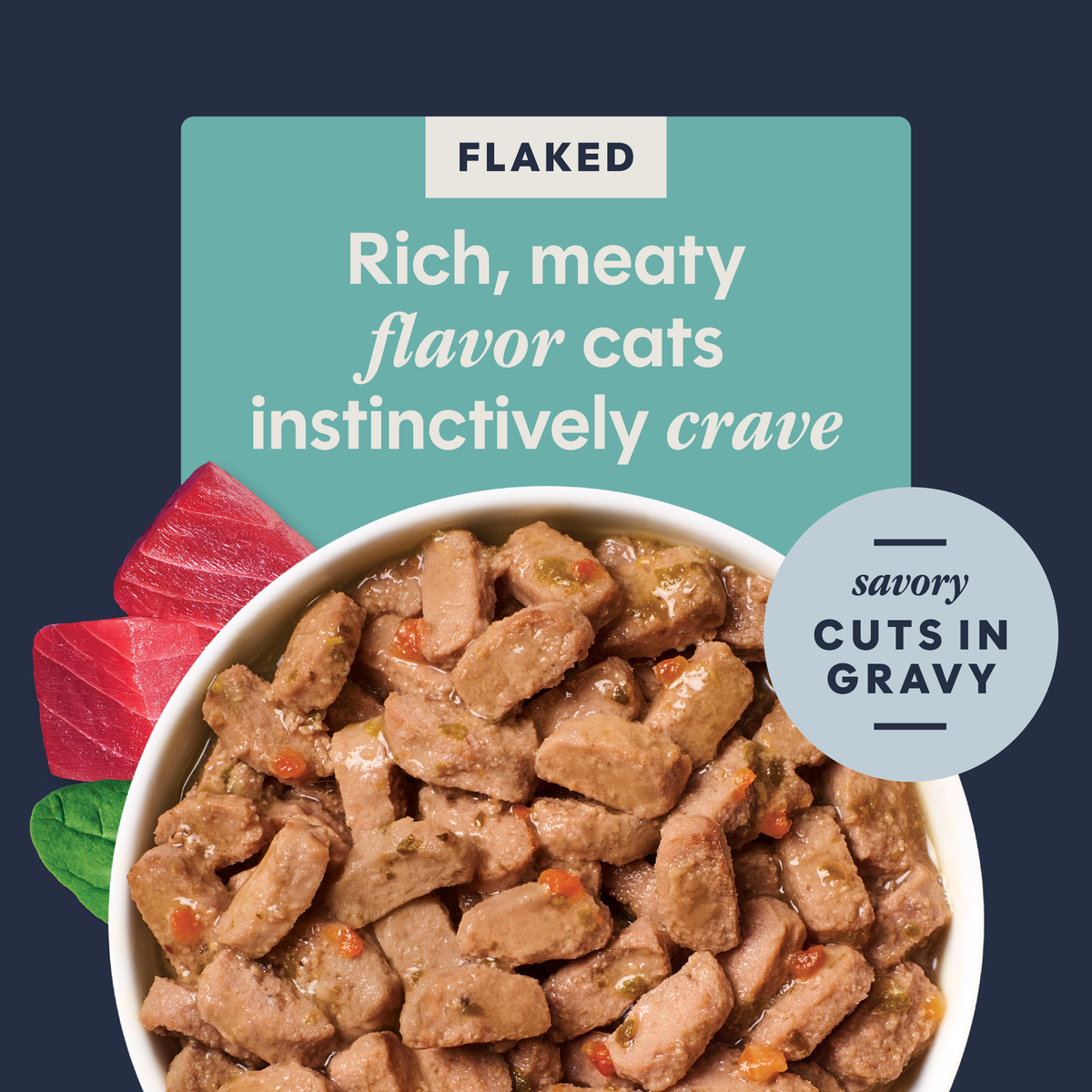 Instinct Flaked Tuna Entrée in Savory Gravy Wet Cat Food
