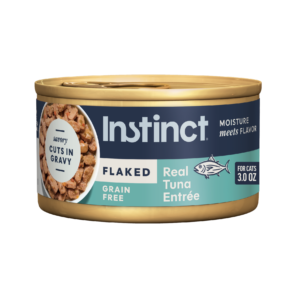 Instinct Flaked Tuna Entrée in Savory Gravy Wet Cat Food
