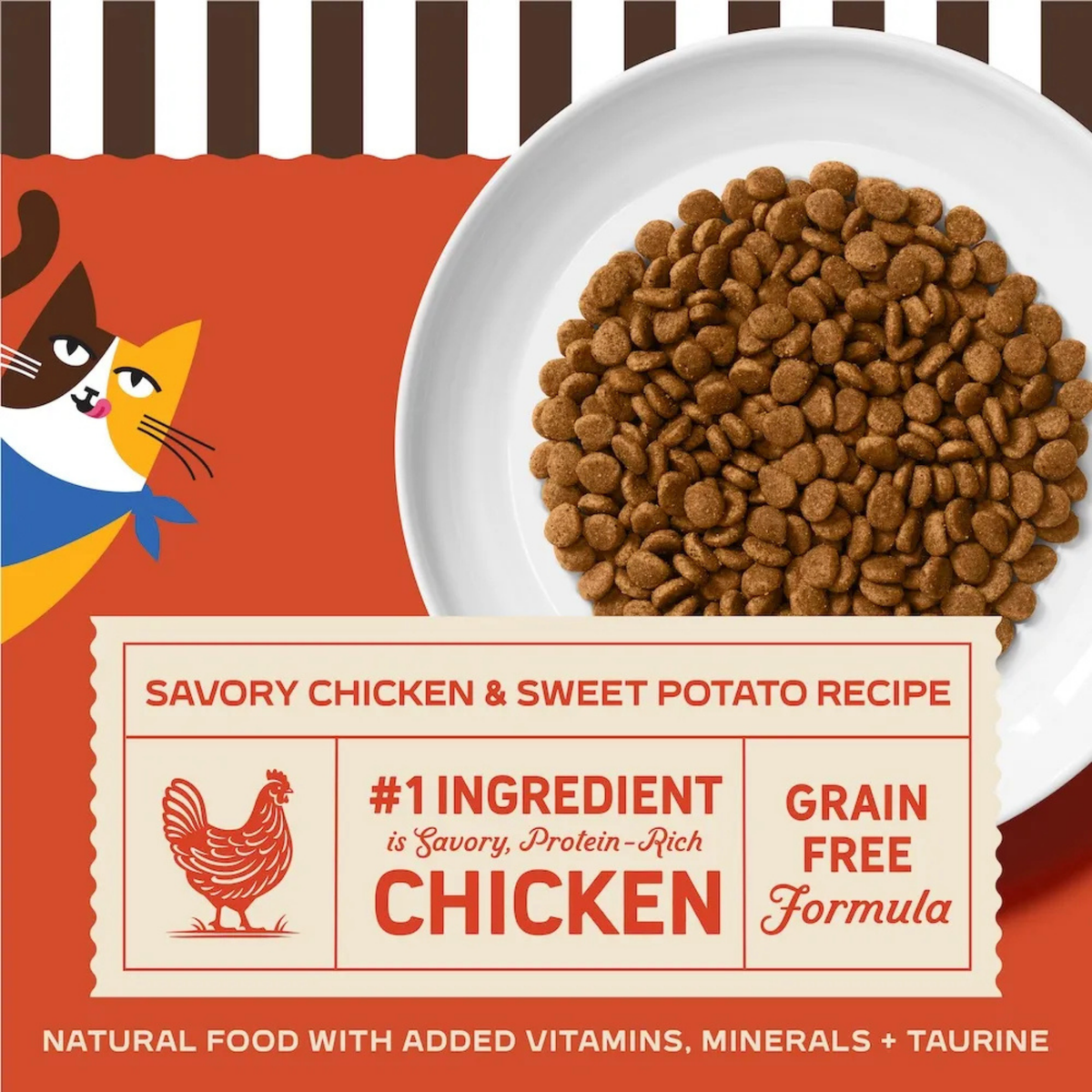 Merrick Purrfect Bistro Real Chicken & Sweet Potato Recipe Grain-Free Dry Cat Food