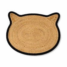 Park Life Designs Oscar Natural Jute Cat Placemat