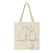 Park Life Designs Milo Cat Cotton Tote Bag