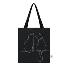 Park Life Designs Milo Cat Cotton Tote Bag