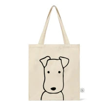 Park Life Designs Charlie Dog Cotton Tote Bag
