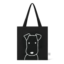 Park Life Designs Charlie Dog Cotton Tote Bag
