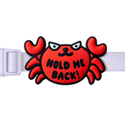 Jibys "Hold Me Back!" Crabby Dog Collar Charm