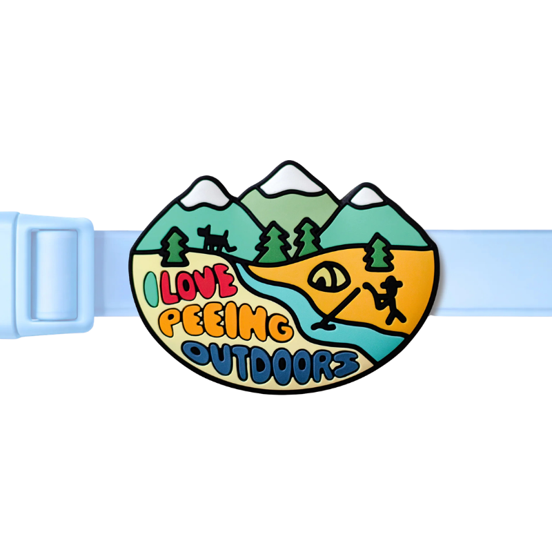 Jibys "I Love Peeing Outdoors" Dog Collar Charm
