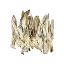 great lakes rabbit ear with fur natural dog chew