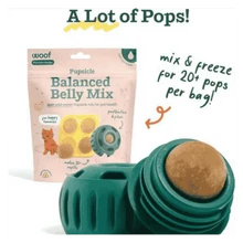 Woof Pupsicle Mix Pumpkin Balanced Belly Lickable Dog Treats 5.5 oz
