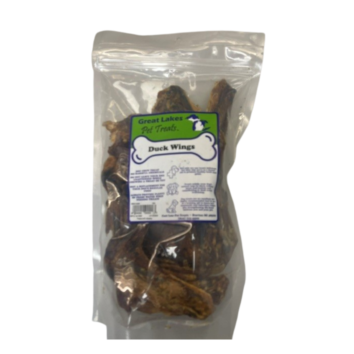 great lakes duck wings natural dog chew