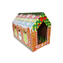European Home Designs ASPCA Christmas Gingerbread Cat Scratch House