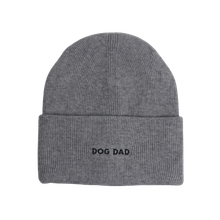 Hatphile Dog Dad Gray Knit Beanie