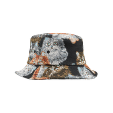 Hatphile Vintage Tapestry Cat Jacquard Bucket Hat