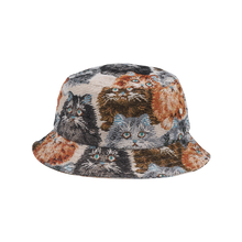 Hatphile Vintage Tapestry Cat Jacquard Bucket Hat