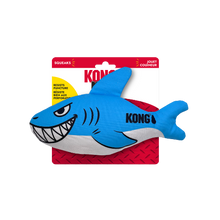 Kong Maxx Shark Tough Squeaky Dog Plush Toy Medium