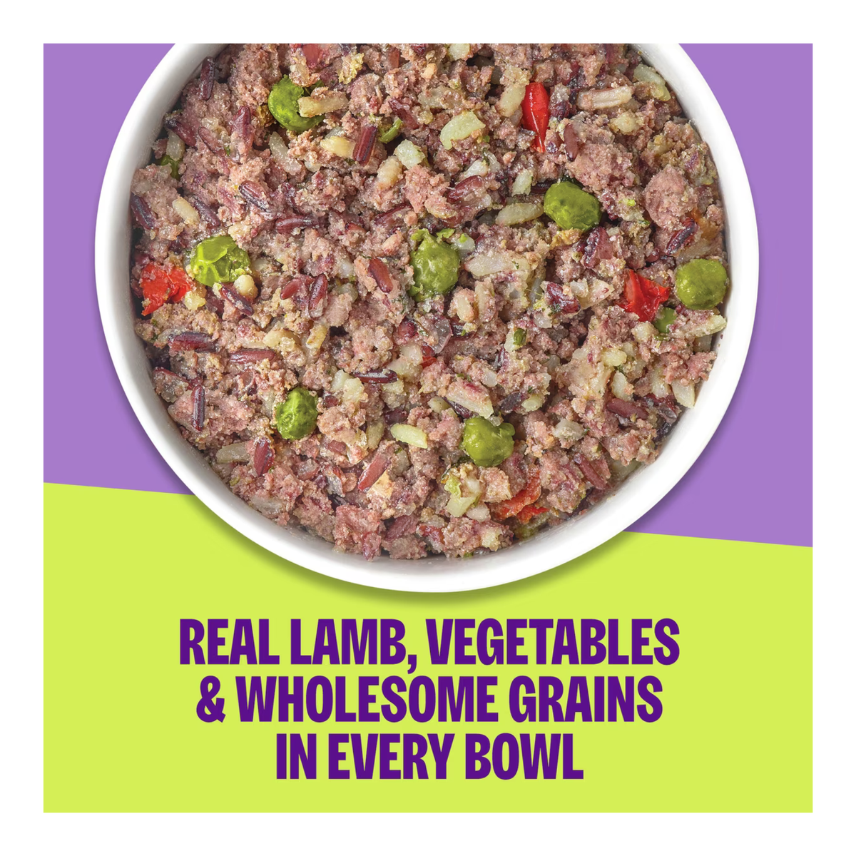 Wellness Protein Bowls Adult Wholesome Grains Lamb, Red Rice & Peas Fresh Alternative Dog Food