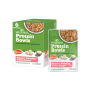 Wellness Protein Bowls Adult Wholesome Grains Salmon, Whitefish & Rice Fresh Alternative Dog Food