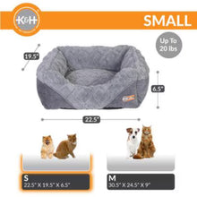 K&H Thermo-Pet Lounge Sleeper Heated Bolster Pet Bed