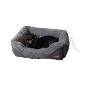 K&H Thermo-Pet Lounge Sleeper Heated Bolster Pet Bed