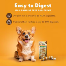 scott pet premium pork chomps real chicken wrapped roll dog treat