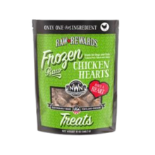 northwest naturals frozen raw chicken heart dog cat treat