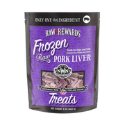 northwest naturals frozen raw pork liver dog cat treat