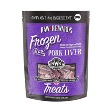 northwest naturals frozen raw pork liver dog cat treat