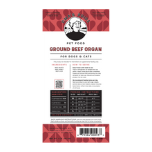 oma s pride ground beef organ meal topper for dogs cats
