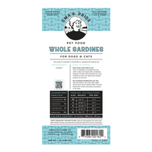 oma s pride whole sardines meal topper for dogs cats