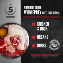 orijen freshprey chicken and duck recipe grain free frozen dog food