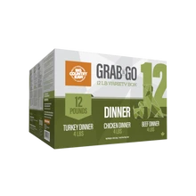 big country raw grab n go dinner fresh raw dog food variety pack