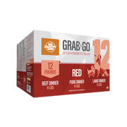big country raw grab n go red dinner fresh raw dog food variety pack