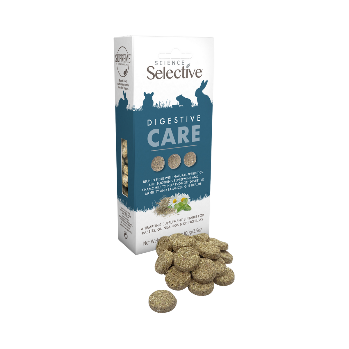 supreme pet foods select digestive care small animal supplement