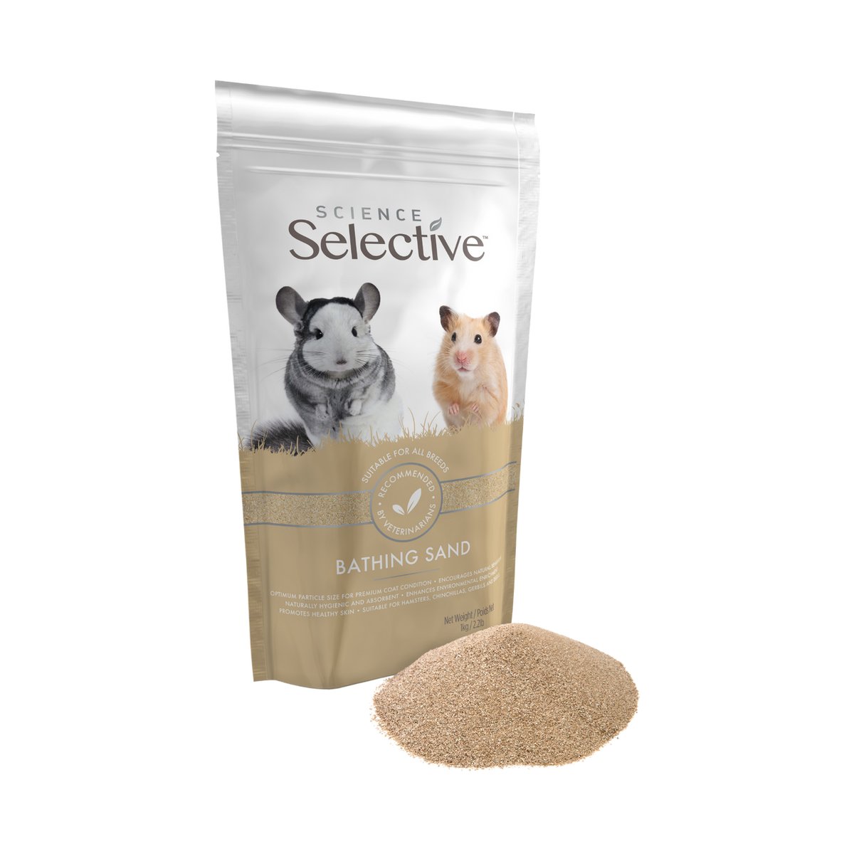 supreme pet foods science selective small animal bathing sand