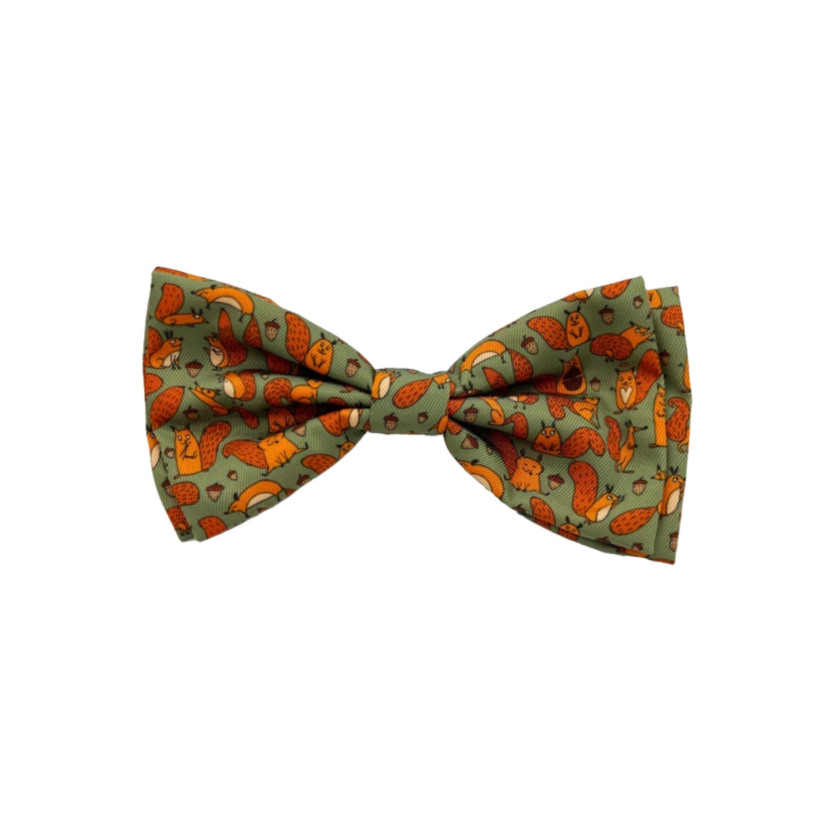 Huxley & Kent Silly Squirrels Fall Pet Bow Tie S