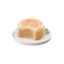Merrick Purrfect Bistro Petite Parfaits Chicken and Tuna Mousse With Sole in Glaze Gravy Lickable Cat Treats 6 ct