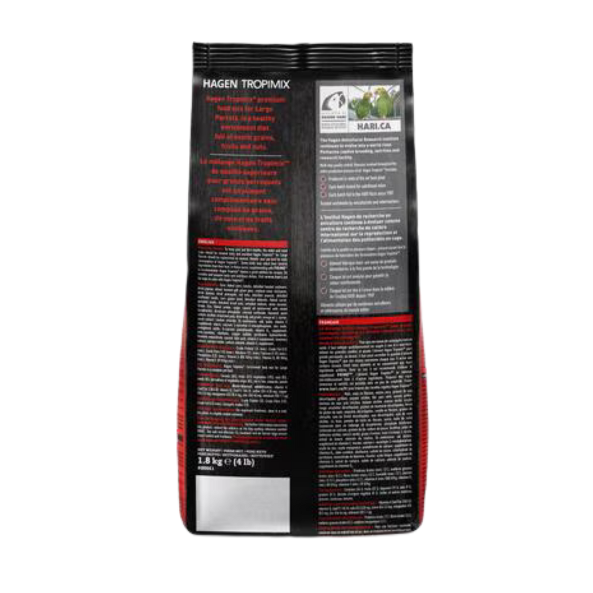 Hari Tropimix Large Parrot Bird Food 4 lb